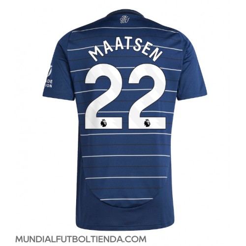 Camiseta Aston Villa Ian Maatsen #22 Tercera Equipación Replica 2024-25 mangas cortas